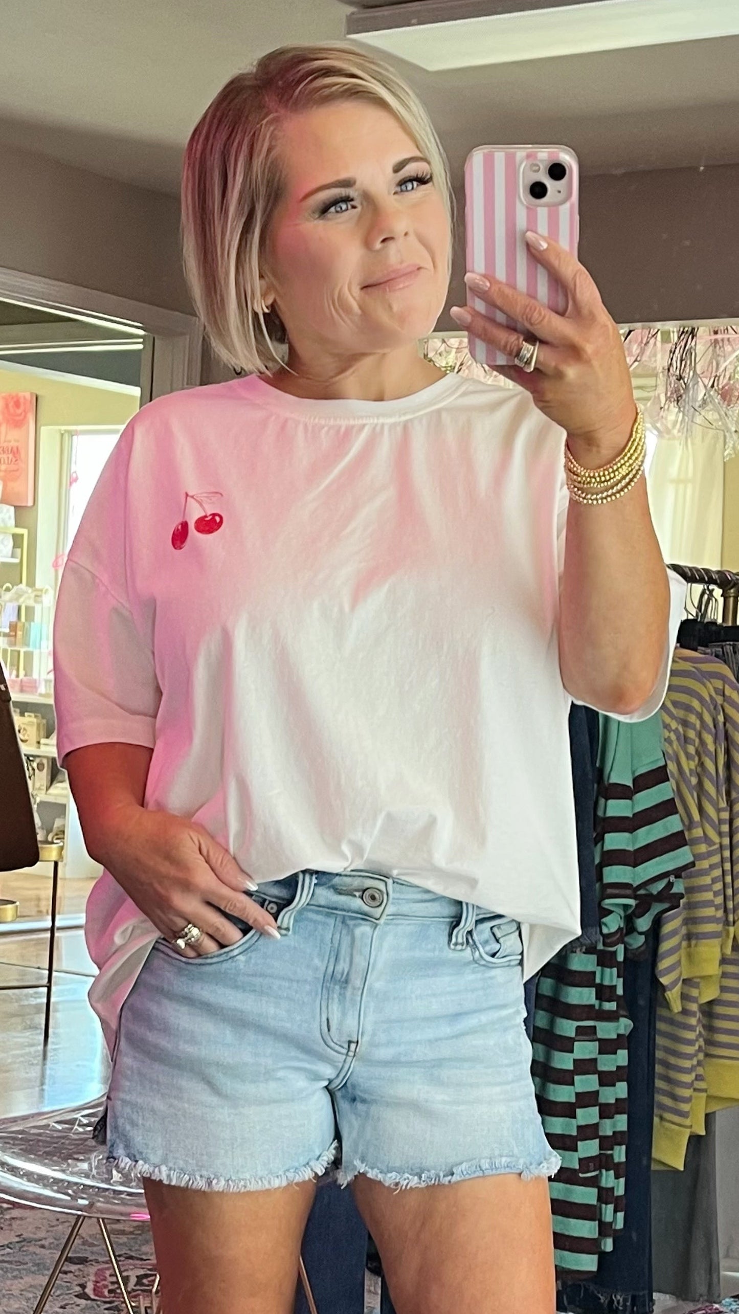 CHERRY SHORT SLEEVE T-SHIRT