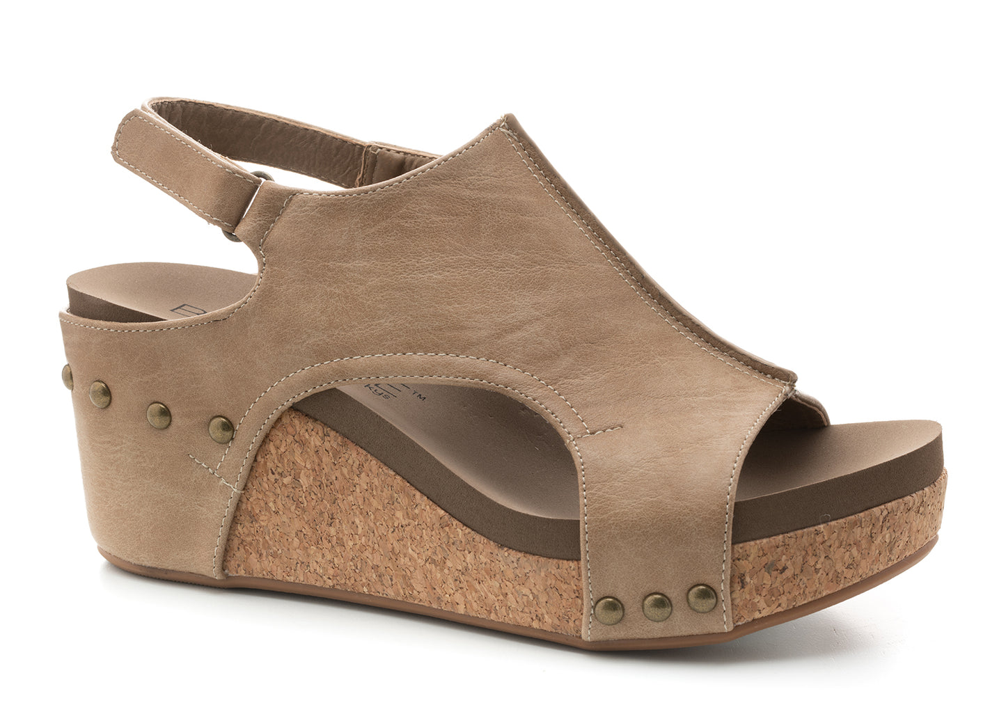 Carley Taupe Wedge