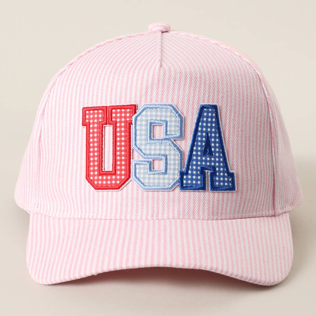 USA Embroidered Patch Varsity