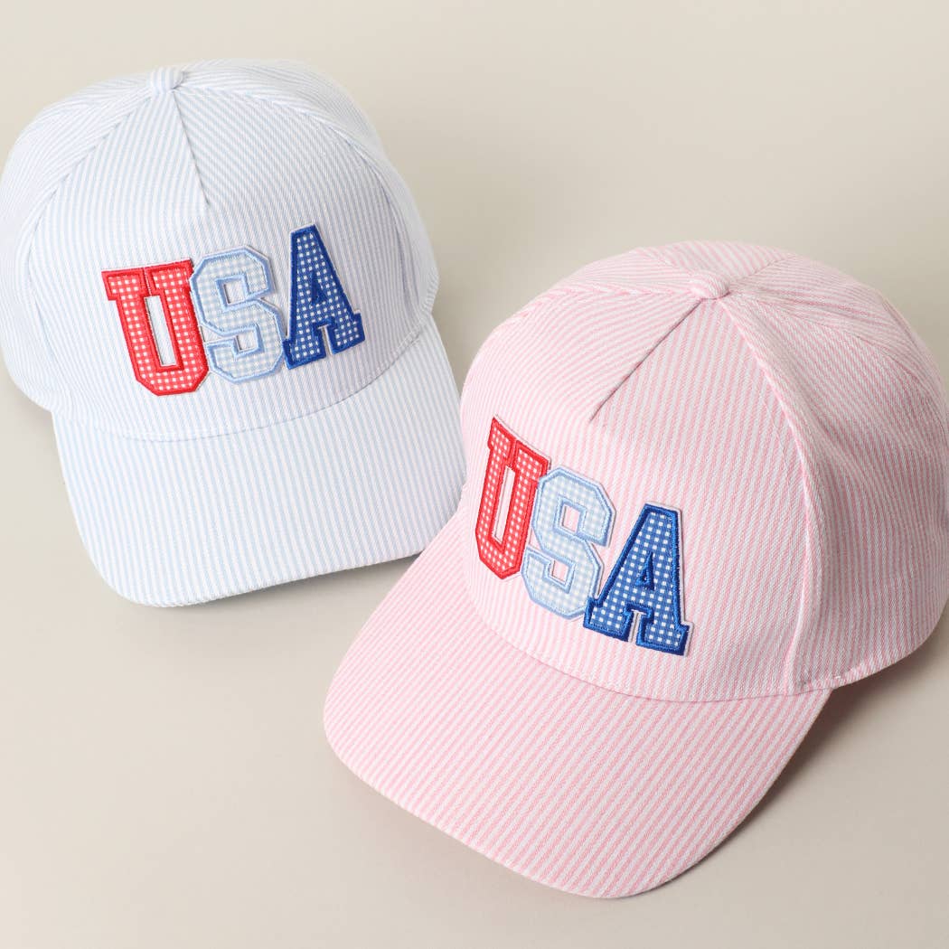 USA Embroidered Patch Varsity
