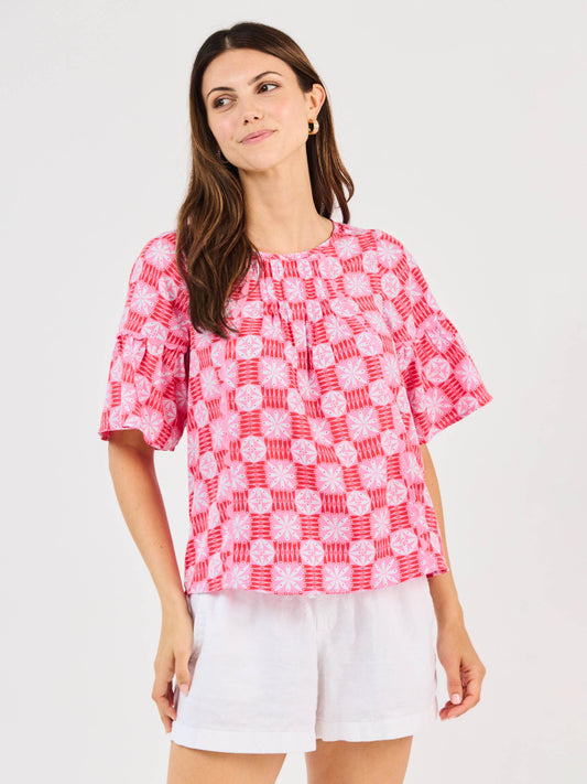 Jane Quilted Charm Top