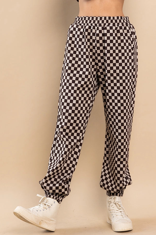 Checkerboard Joggers