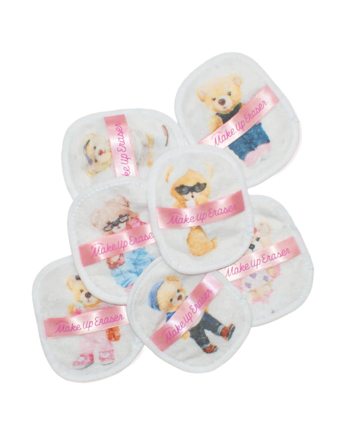 MakeUp Eraser Teddy Bear 7-Day Set & Plush Cosmetic Bag