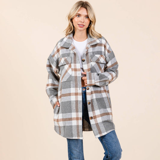 Plaid Flannel Shacket