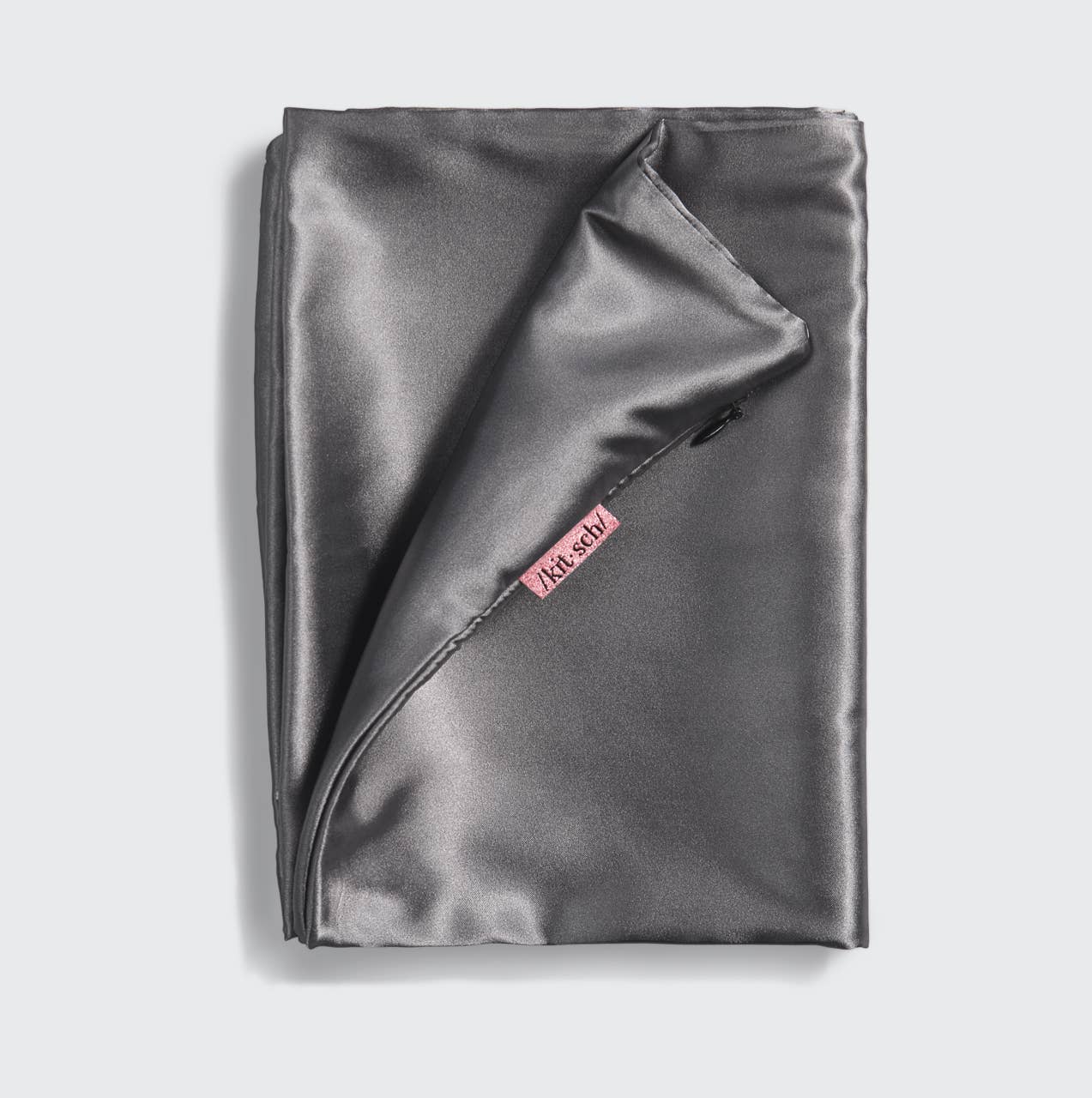 Charcoal Satin Pillowcase