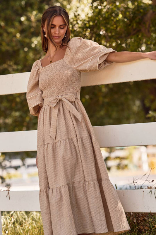 Giving Thanks Smocked Dress