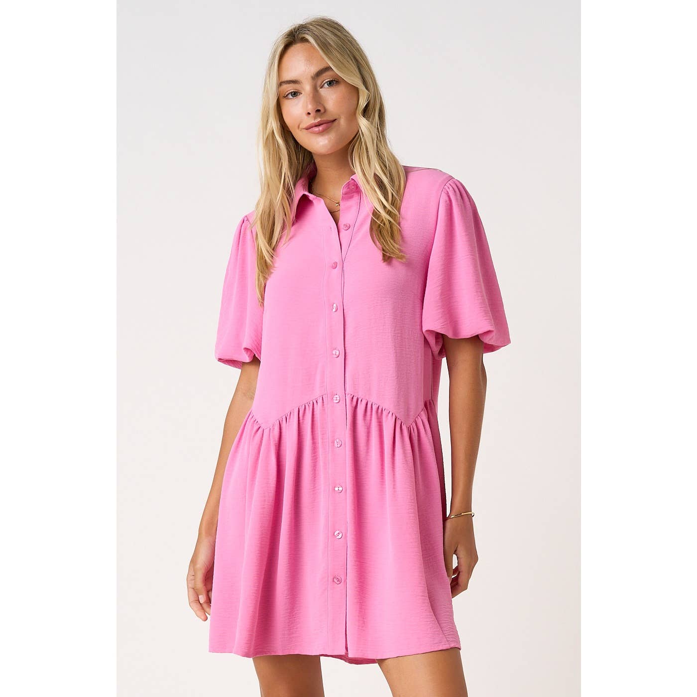 SCALLOP WAIST  DRESS