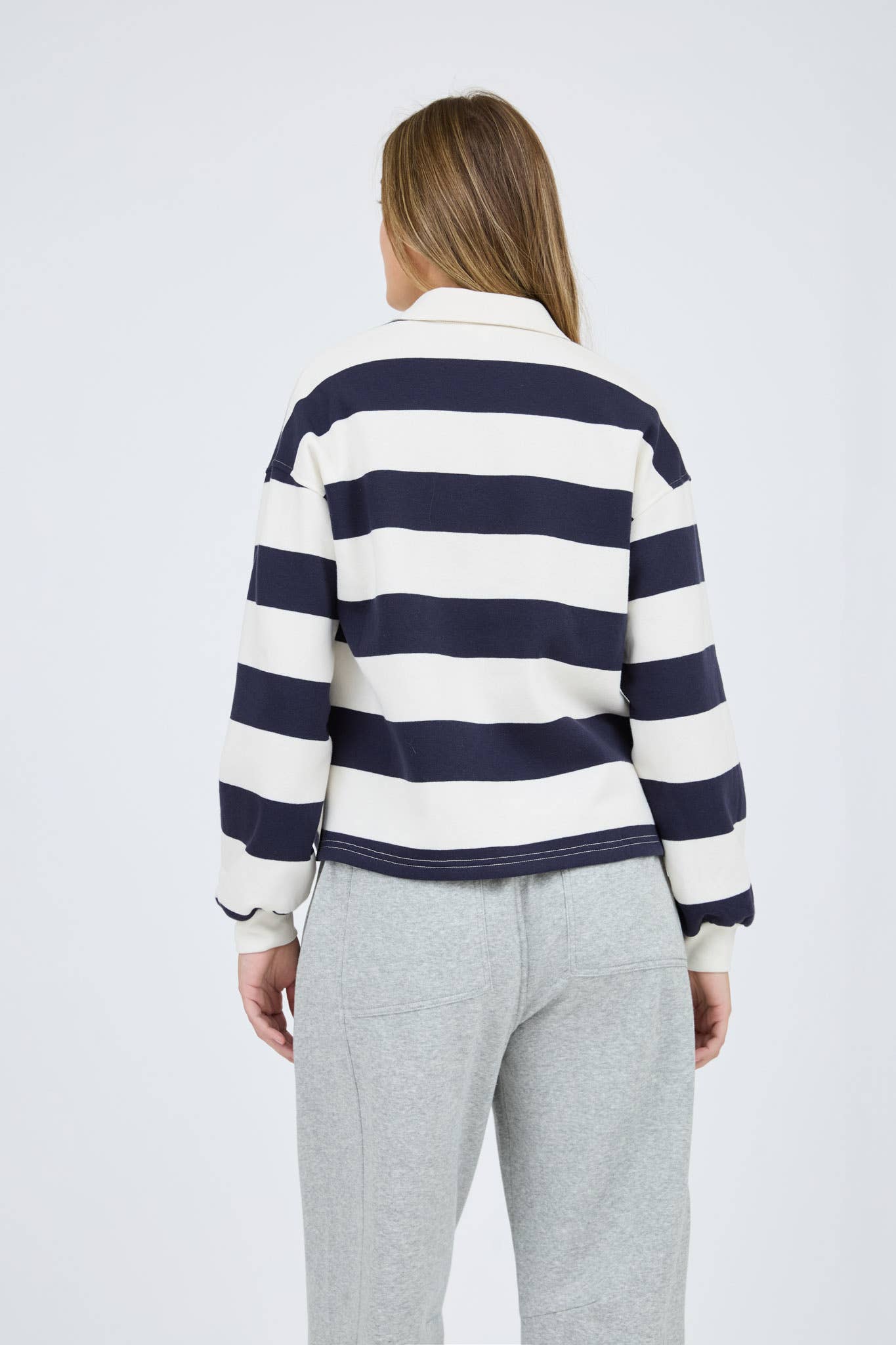 STRIPE POLO TOP