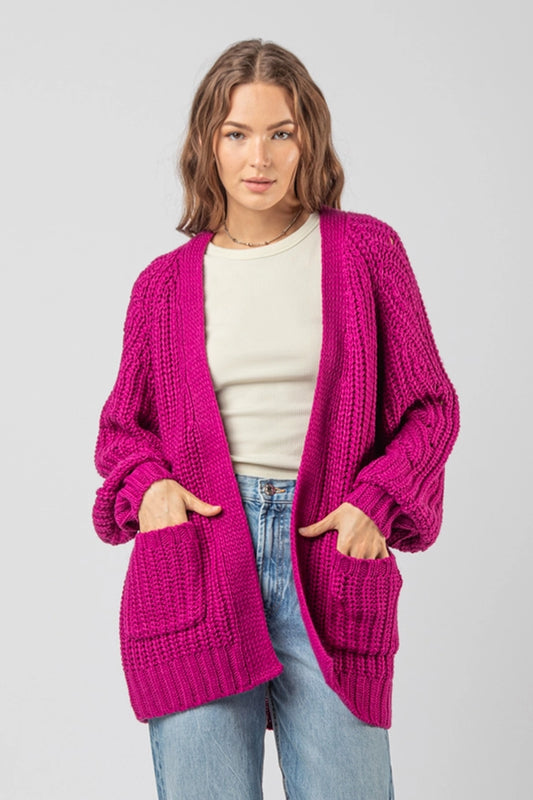 Oversize Knit Cardigan