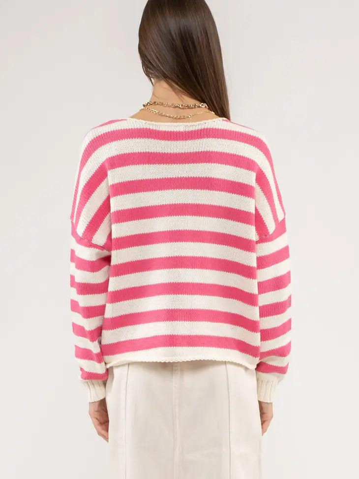 Striped Pullover Sweater