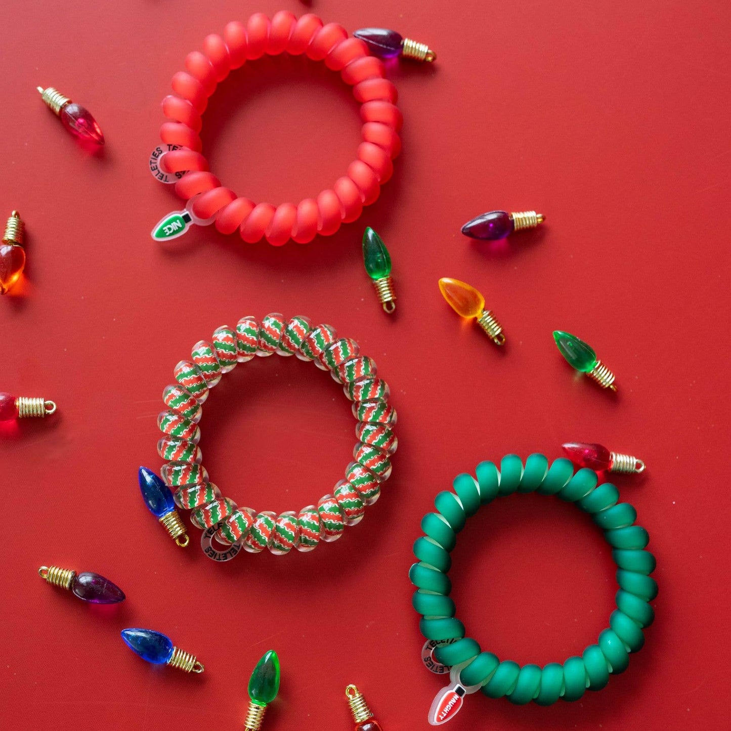 Spiral Hair Coils | Large | Naughty or Nice Hair Ties