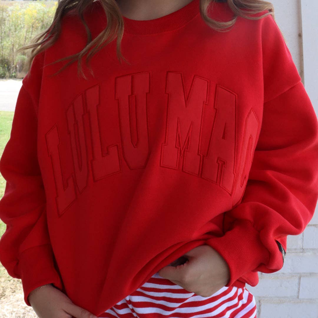 LULU MAC SWEATSHIRT RED