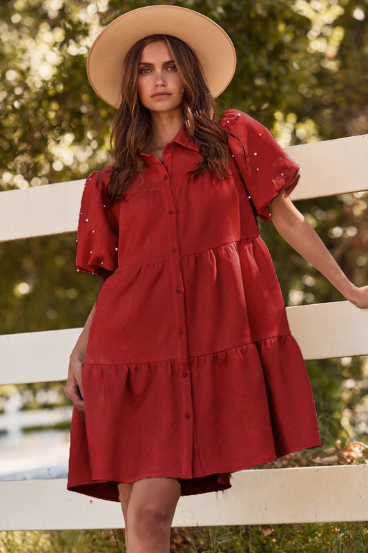 The Perfect Pearl Accent Dress