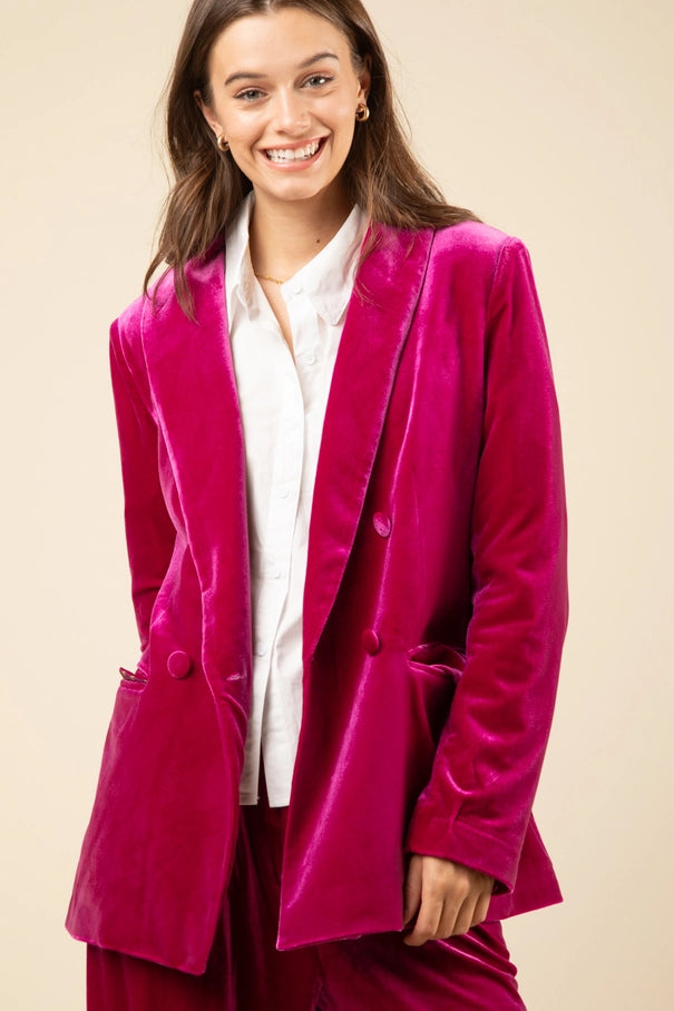 Velvet Holiday Jacket