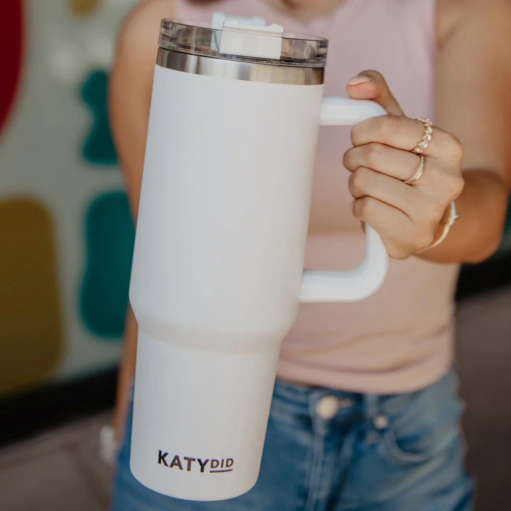 Katydid White Stanley Tumbler