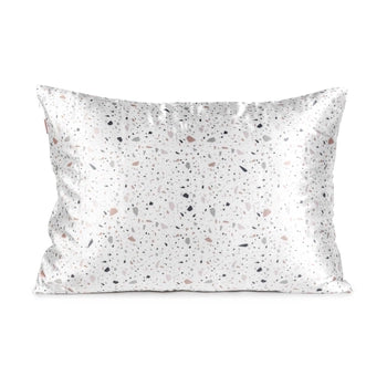 Satin Pillowcase - White Terrazzo - LBoutique