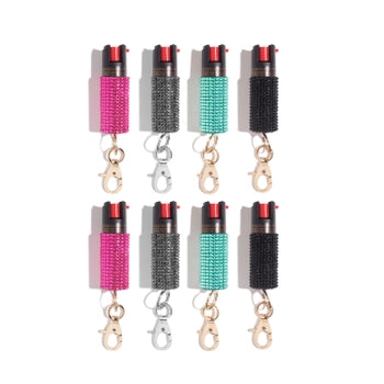 Assorted Metallic Studded Pepper Sprays