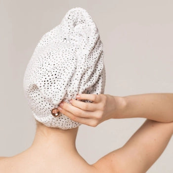 Quick Dry Hair Towel - Micro Dot - LBoutique