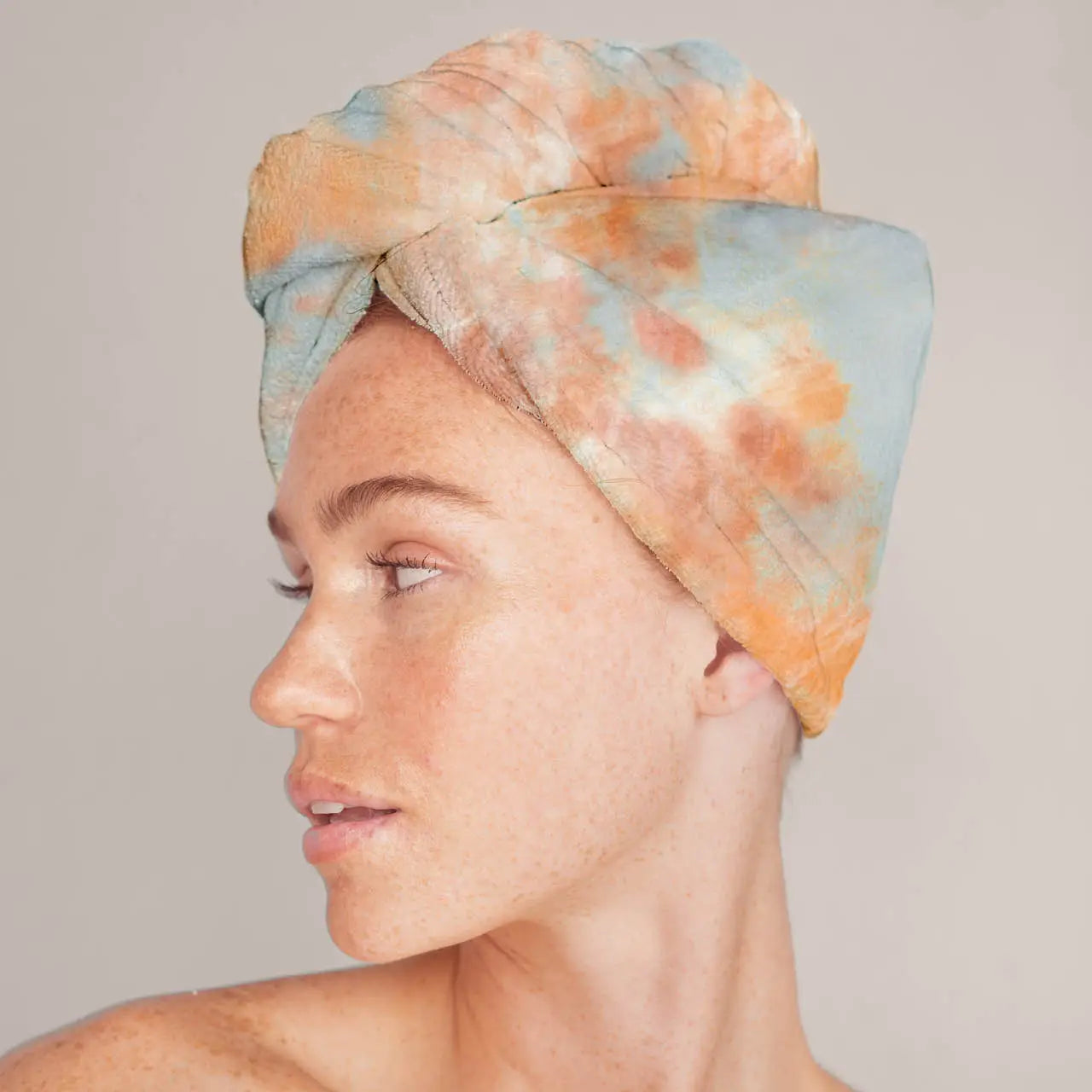 Quick Dry Hair Towel - Sunset Tie Dye - LBoutique