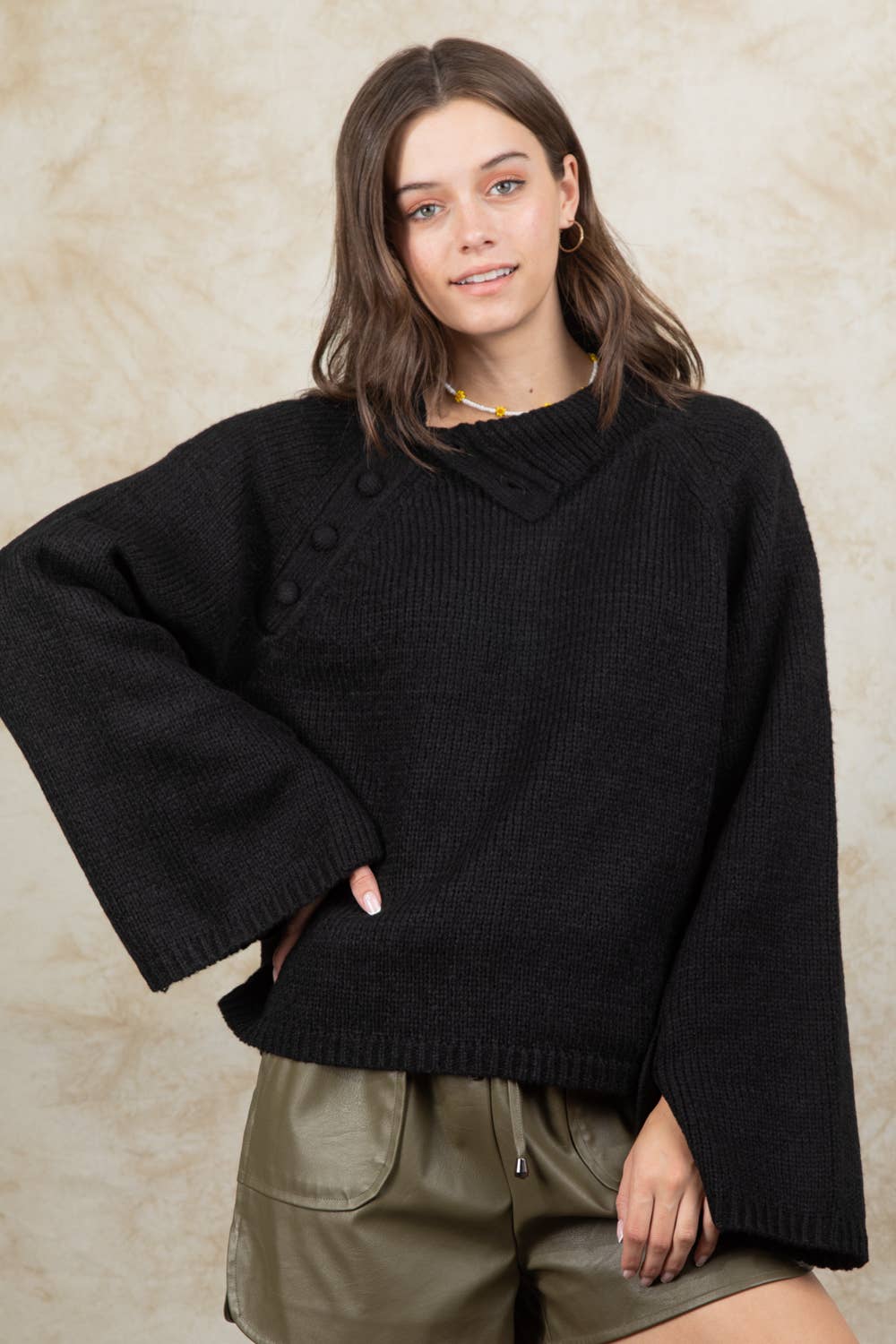 Black Bell Sweater