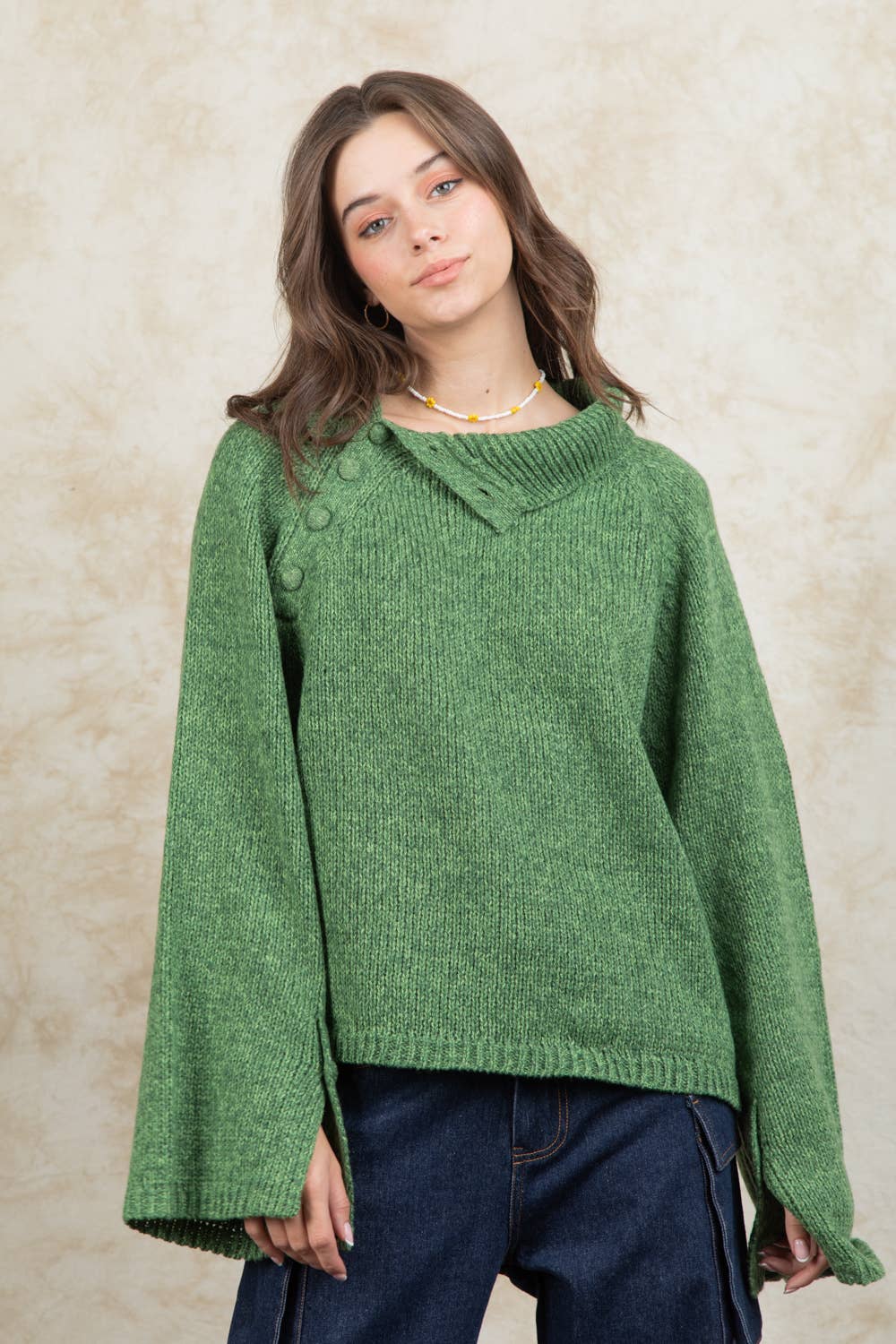 Pistachio Bell Sweater