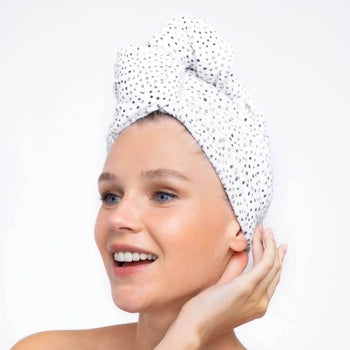 Quick Dry Hair Towel - Micro Dot - LBoutique